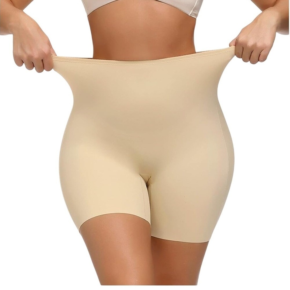 NWT Stream Line Long Leg Shaper Smoothing Shapewear Shorts Nude‎ Beige $40